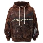 Hellstar HStar Graffiti Hoodie Brown
