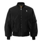 Hellstar Core Logo Bomber Jacket Black