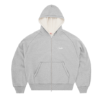 Corteiz HMP Thermal Zip Hoodie Heather Grey