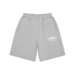 Corteiz Island Puff Print Sweatshort Heather Grey