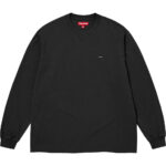 Supreme Small Box L/S Tee Black