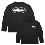 Corteiz OG Island LS Tee Black