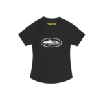 Corteiz Womens Alcatraz Baby Top Black White