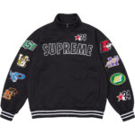 Supreme Mascots Zip Up Sweatshirt Black