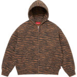 Supreme Small Box Zip Up Hooded Sweatshirt Tiger