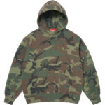 Supreme Overdyed Studded Hooded Sweatshirt Woodland Camo