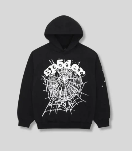 Sp5der OG Web Hoodie Black