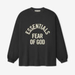Essentials FOG Campus 90s Long Sleeve Tee Faded Black