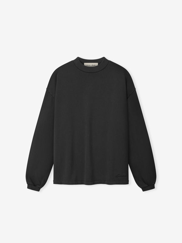 Essentials FOG Womens Signature Classic Long Sleeve Tee Faded Black - Image 1