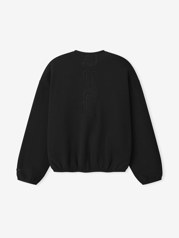 Essentials FOG Active Trace Modern Crewneck Sweatshirt Vintage Black - Image 2