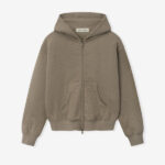 Essentials FOG Womens Classic Full Zip Hoodie Homestead Heather