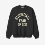 Essentials FOG Campus 90s Crewneck Sweatshirt Faded Black