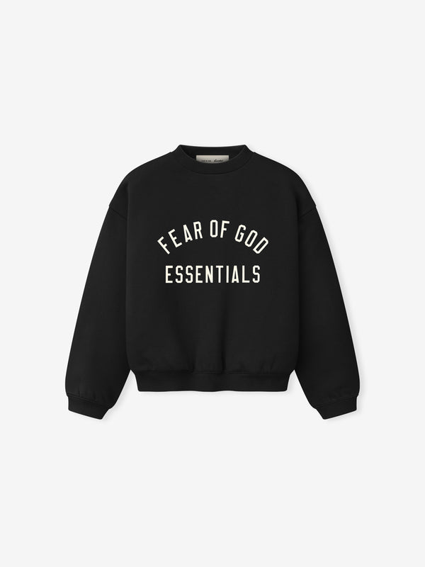 Essentials FOG Kids Classic Crewneck Sweatshirt Vintage Black - Image 1