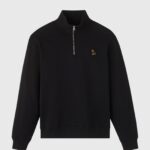 OVO Classic Quarter-Zip Mockneck Sweatshirt - Black