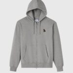OVO Classic Full-Zip Hoodie - Heather Grey