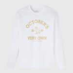 OVO Collegiate Long-Sleeve Tee - White