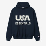 Essentials FOG USA Baseball Sport Hoodie Dark Sapphire