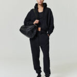Essentials FOG Womens Classic Full Zip Hoodie Vintage Black