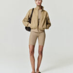 Essentials FOG Womens Rib Knit Bike Short Dune