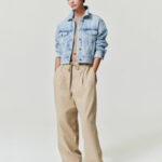 Essentials FOG Womens Denim Trucker Jacket Classic Blue