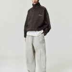 Essentials FOG Suede Fleece Signature Modern Track Jacket W/ Piping Brown