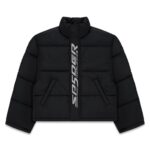 Black Trackhawk Puffer Jacket