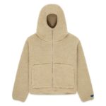 Brown Teddy Fleece Zip Up V2