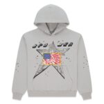 Grey Star Girl Hoodie
