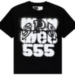 Sp5der Sp555 Tee Black