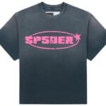Sp5der Oval Star Tee Black
